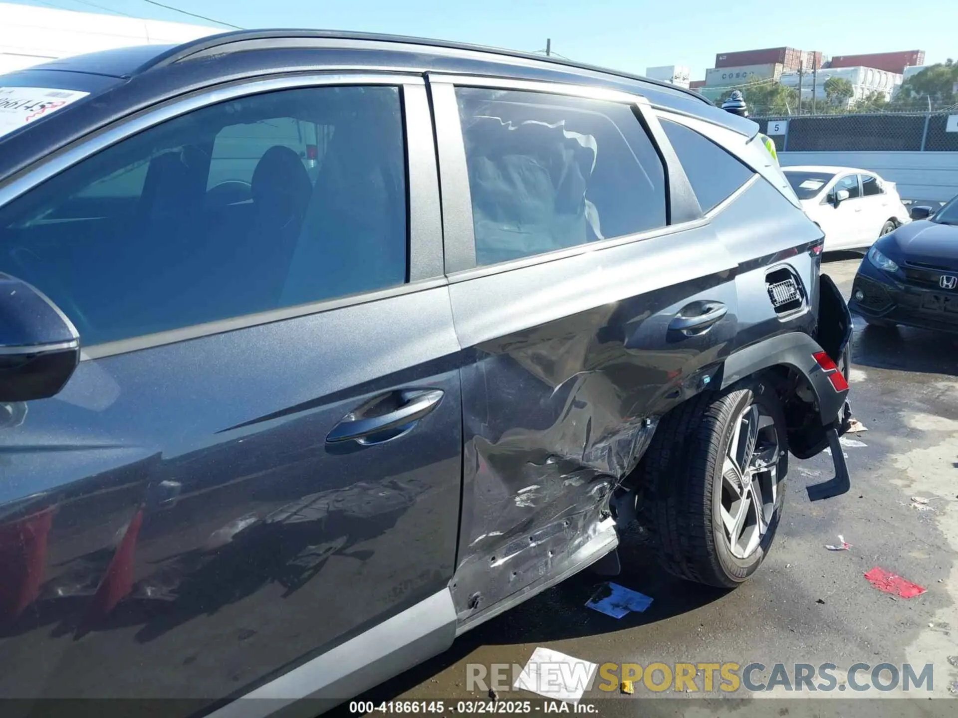 6 Фотография поврежденного автомобиля 5NMJCCAEXNH061242 HYUNDAI TUCSON 2022