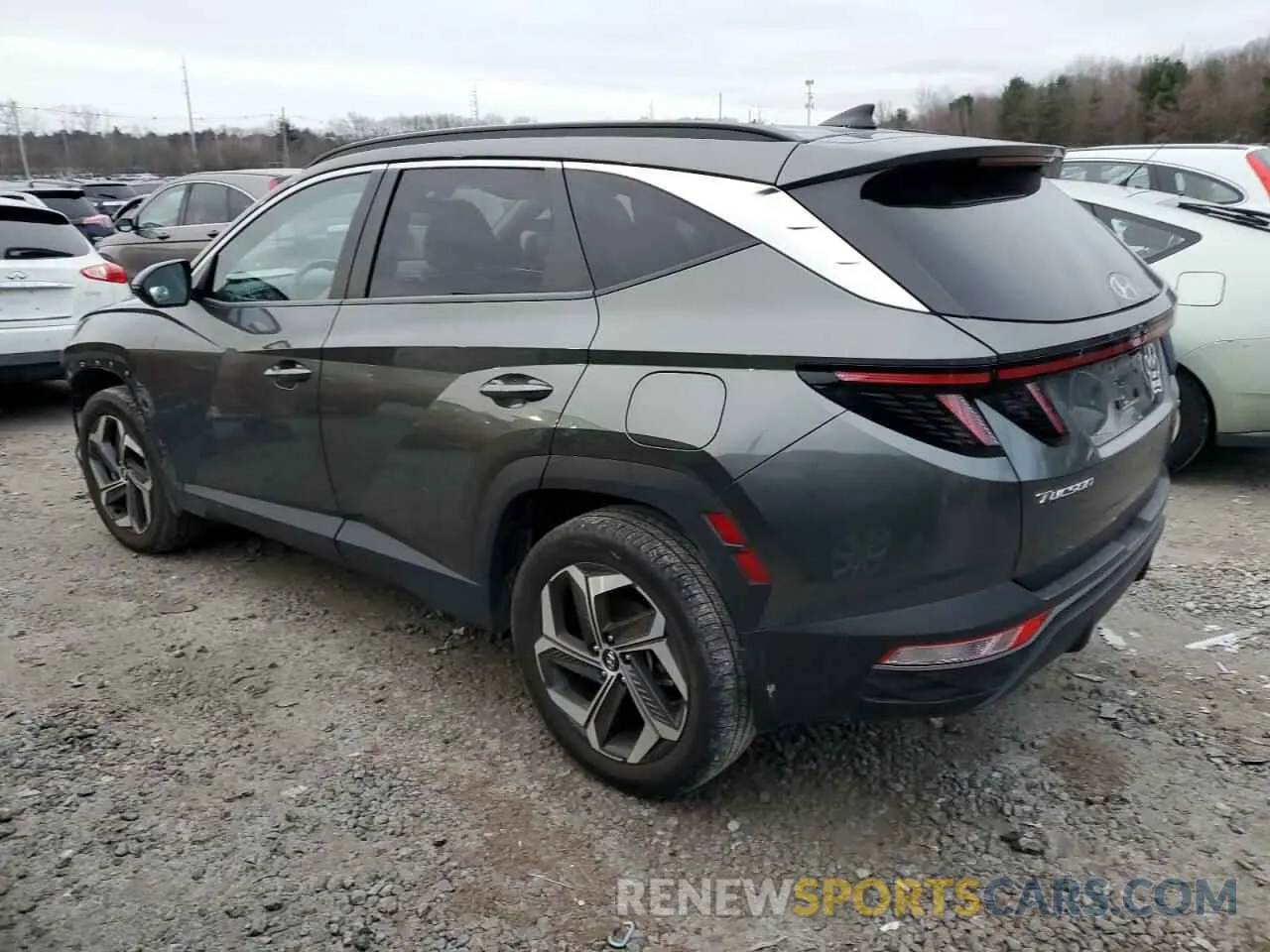 2 Photograph of a damaged car 5NMJCCAEXNH094466 HYUNDAI TUCSON 2022