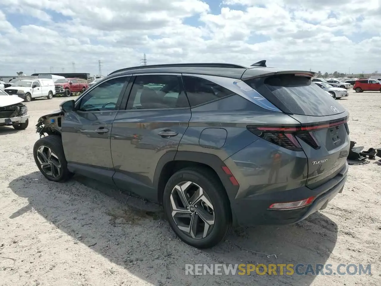 2 Photograph of a damaged car 5NMJE3AE1NH050091 HYUNDAI TUCSON 2022