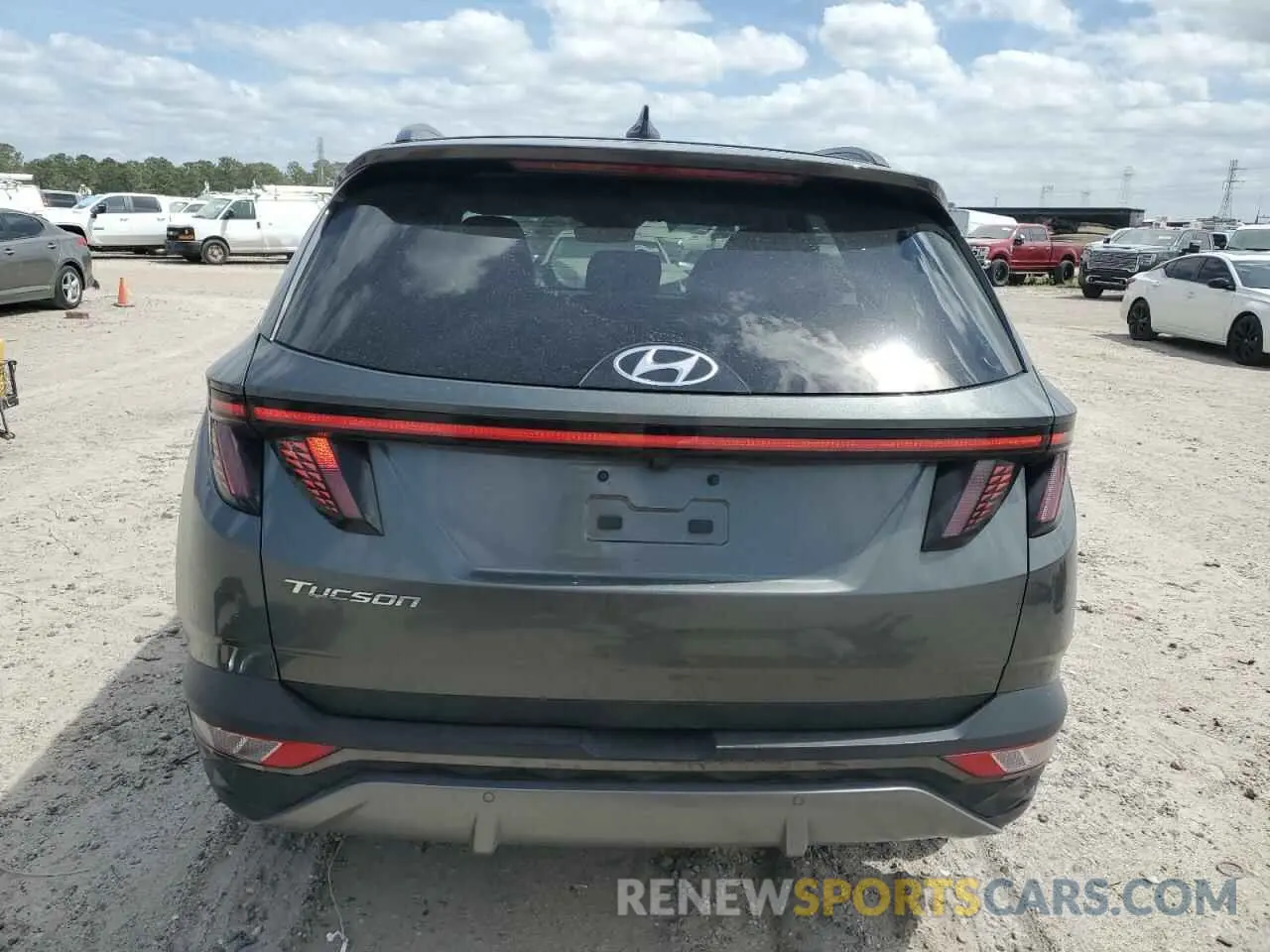 6 Photograph of a damaged car 5NMJE3AE1NH050091 HYUNDAI TUCSON 2022