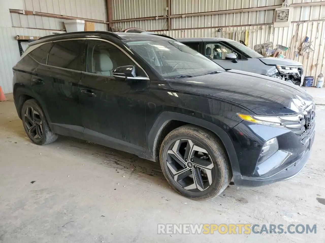 4 Фотография поврежденного автомобиля 5NMJE3AE4NH013021 HYUNDAI TUCSON 2022