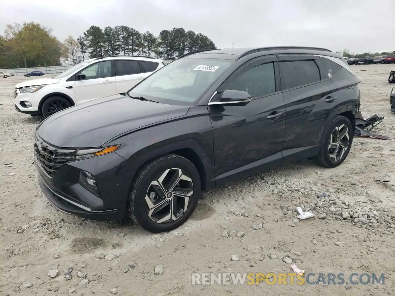 1 Photograph of a damaged car 5NMJE3AE4NH042650 HYUNDAI TUCSON 2022