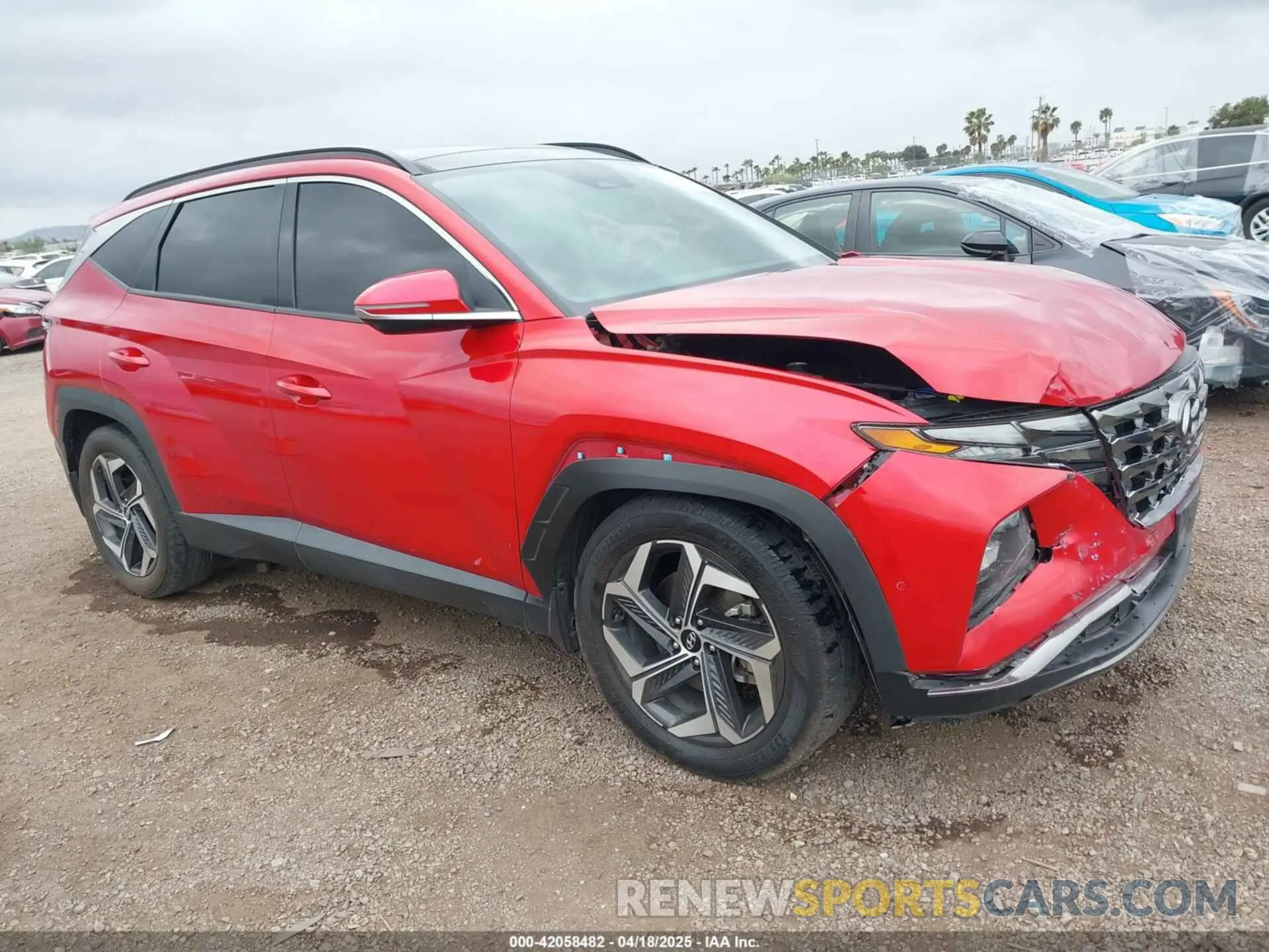 1 Фотография поврежденного автомобиля 5NMJE3AE5NH117808 HYUNDAI TUCSON 2022