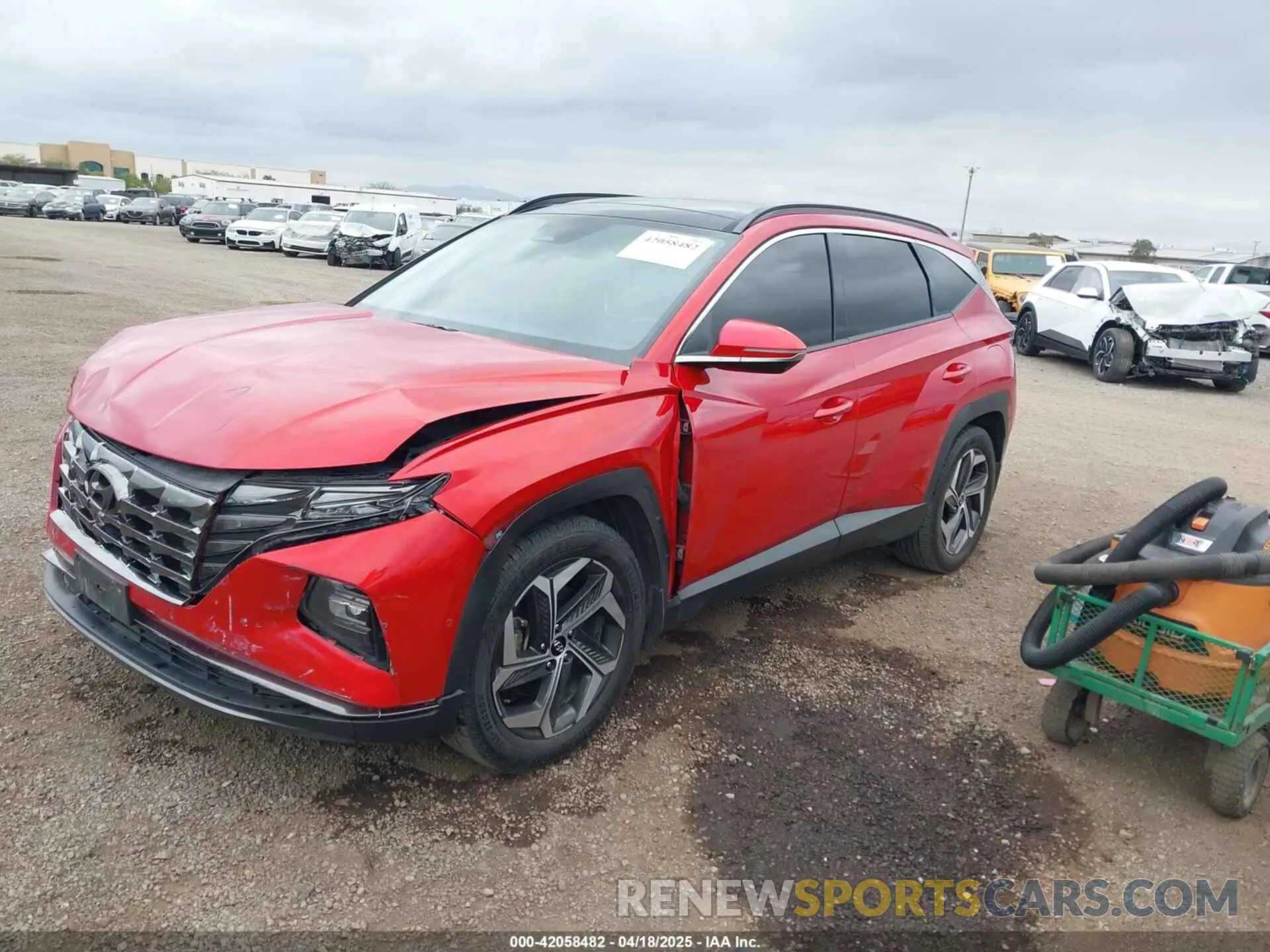 2 Фотография поврежденного автомобиля 5NMJE3AE5NH117808 HYUNDAI TUCSON 2022
