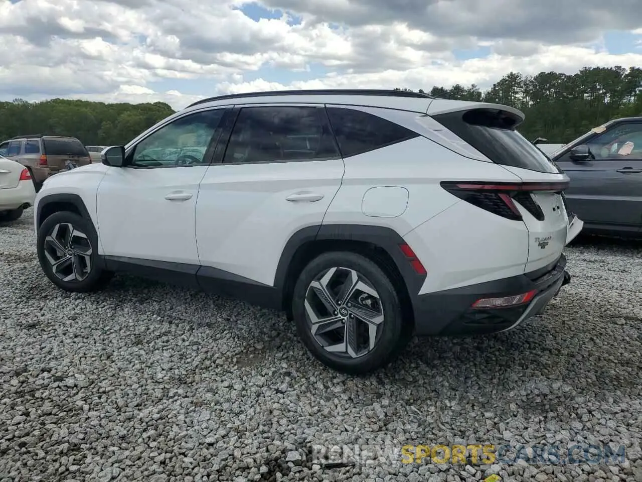 2 Photograph of a damaged car 5NMJE3AE7NH013577 HYUNDAI TUCSON 2022