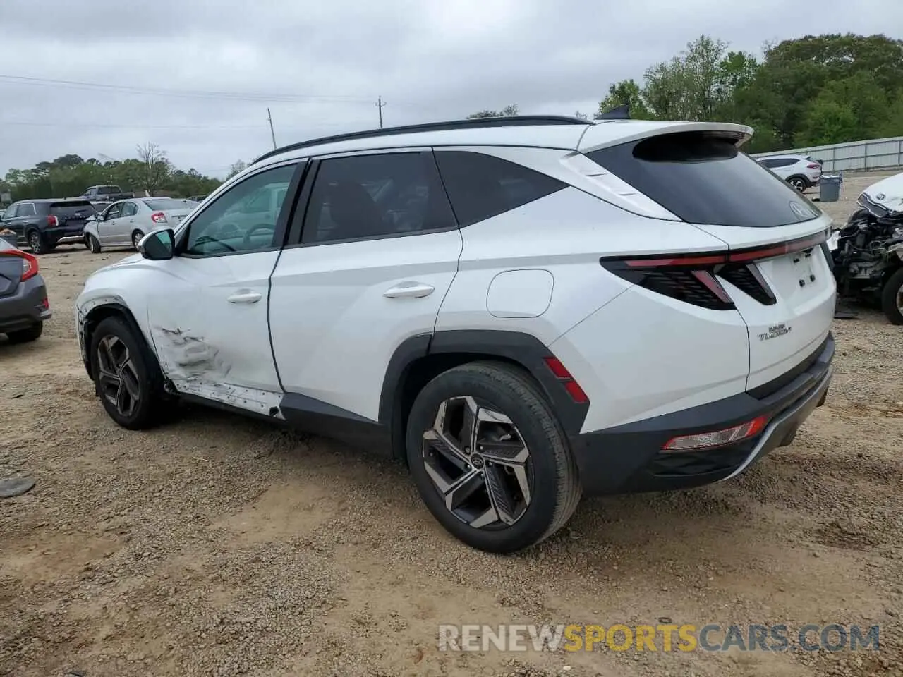 2 Photograph of a damaged car 5NMJE3AE8NH051934 HYUNDAI TUCSON 2022