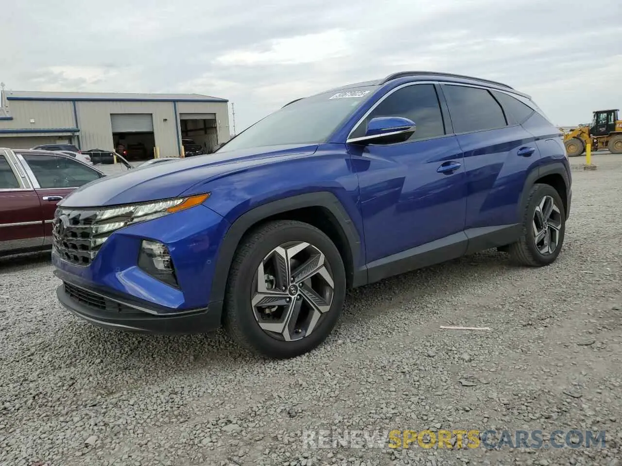 1 Photograph of a damaged car 5NMJE3AE9NH017274 HYUNDAI TUCSON 2022
