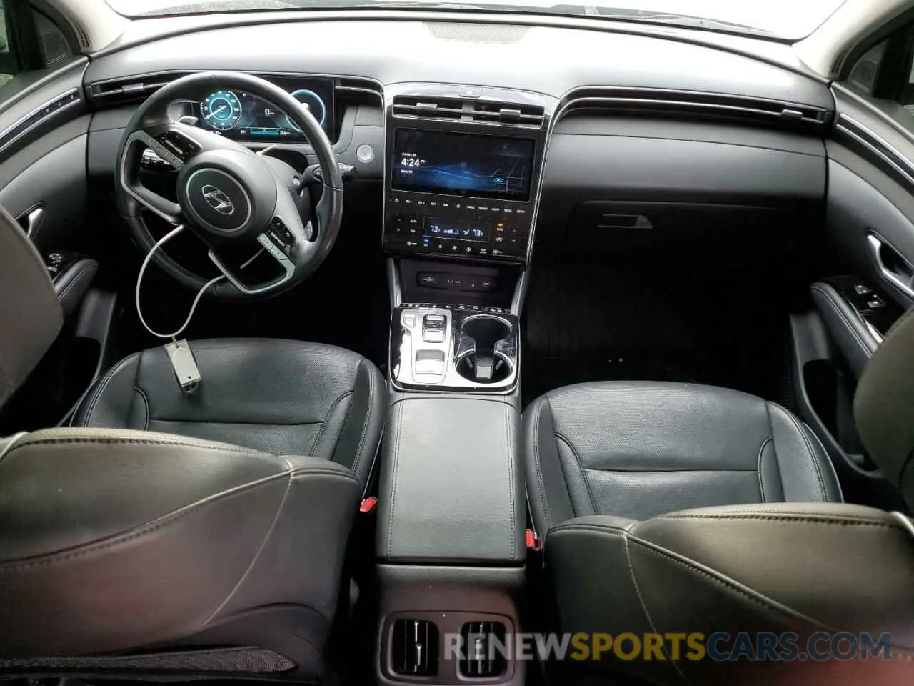8 Photograph of a damaged car 5NMJE3AE9NH017274 HYUNDAI TUCSON 2022
