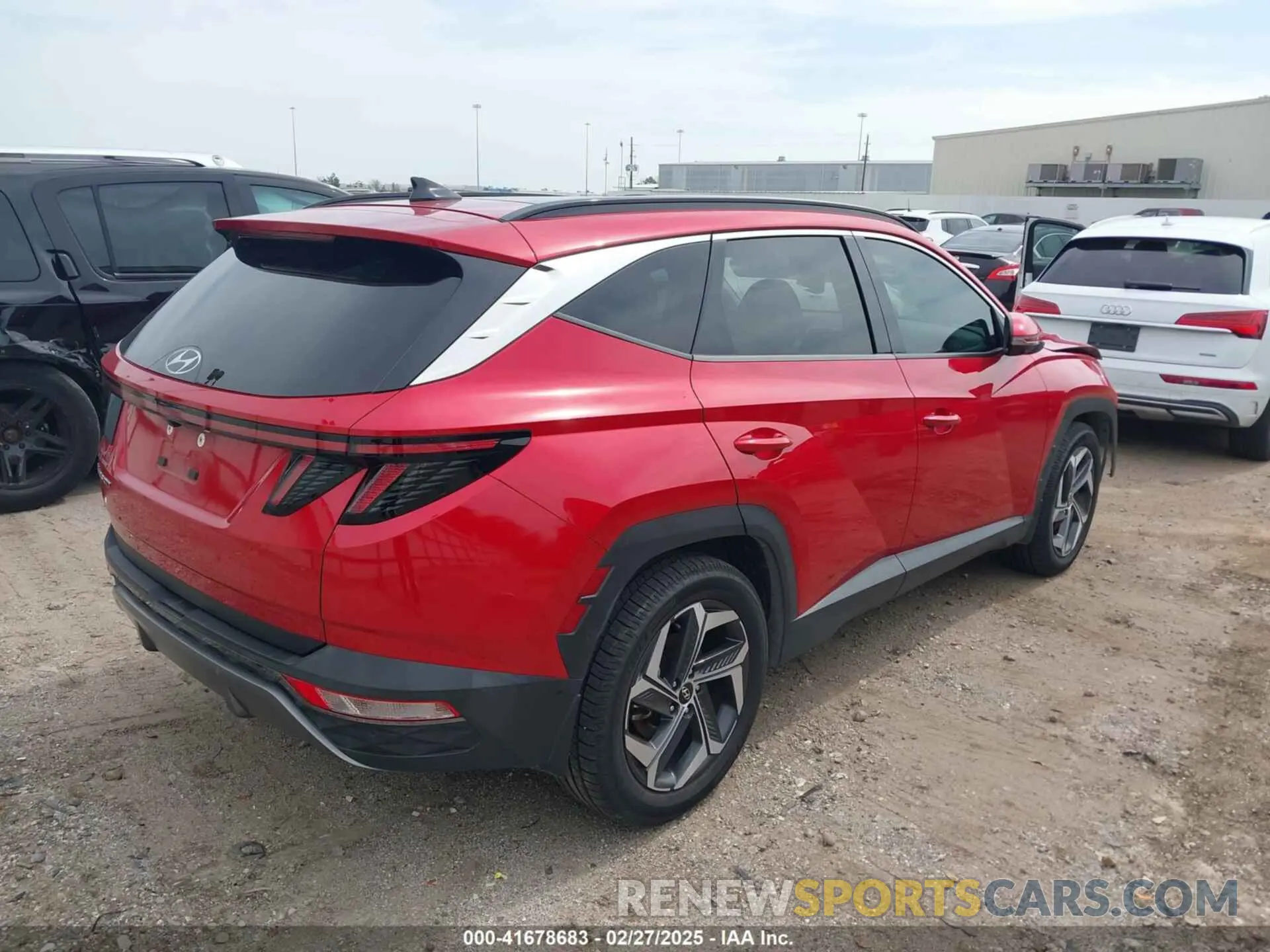 4 Фотография поврежденного автомобиля 5NMJE3AE9NH117679 HYUNDAI TUCSON 2022