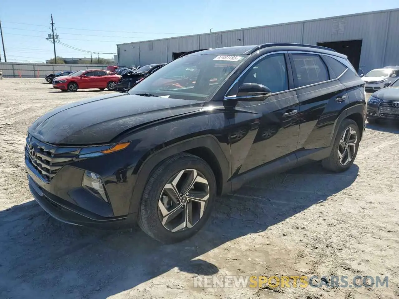 1 Photograph of a damaged car 5NMJE3AEXNH143921 HYUNDAI TUCSON 2022