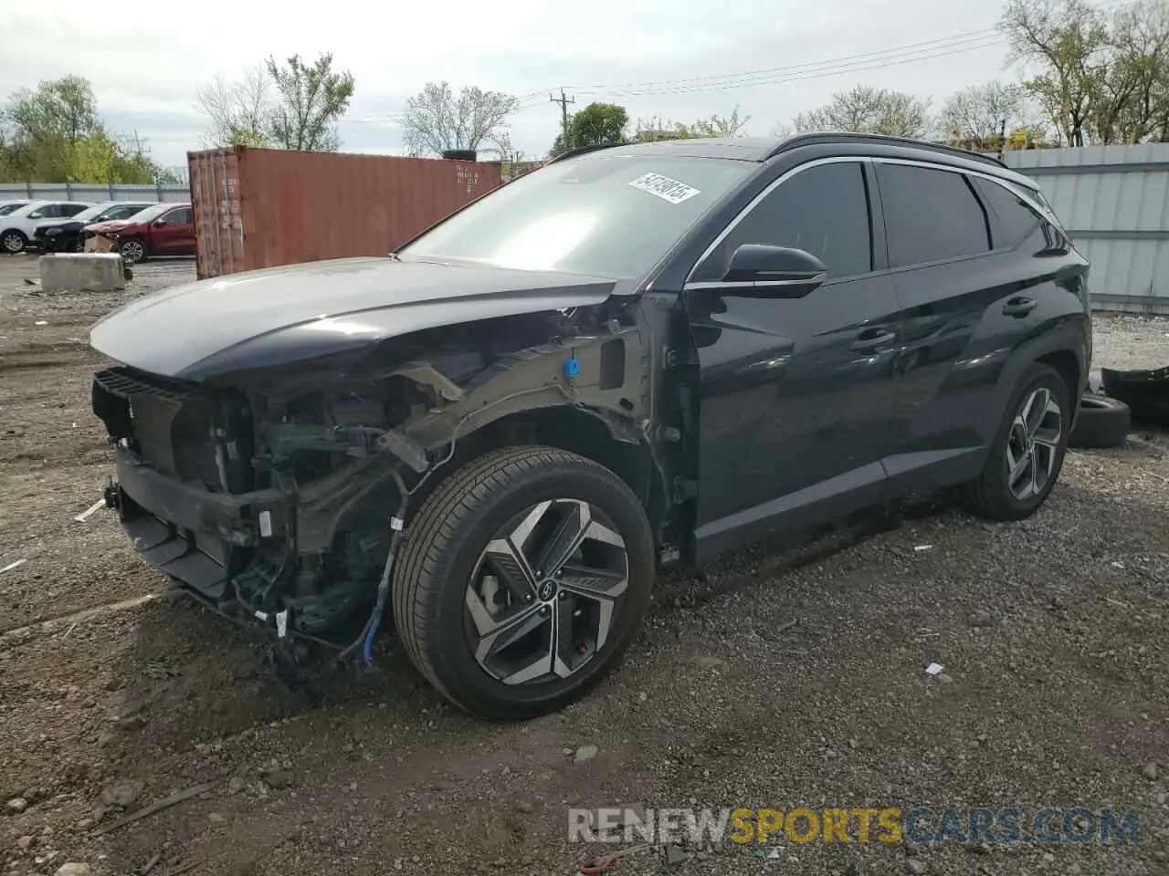 1 Фотография поврежденного автомобиля 5NMJECAE1NH033744 HYUNDAI TUCSON 2022