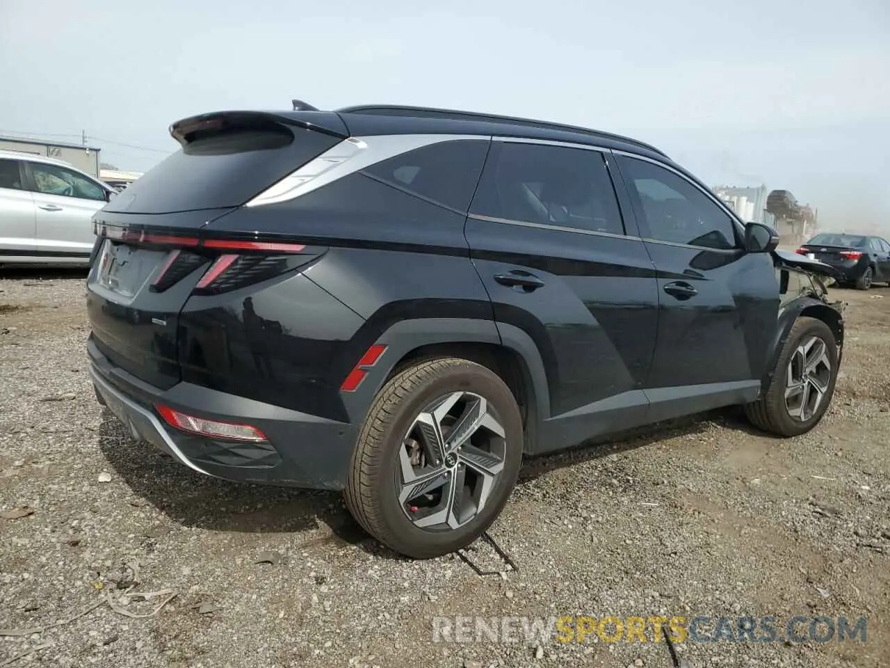 3 Фотография поврежденного автомобиля 5NMJECAE1NH033744 HYUNDAI TUCSON 2022