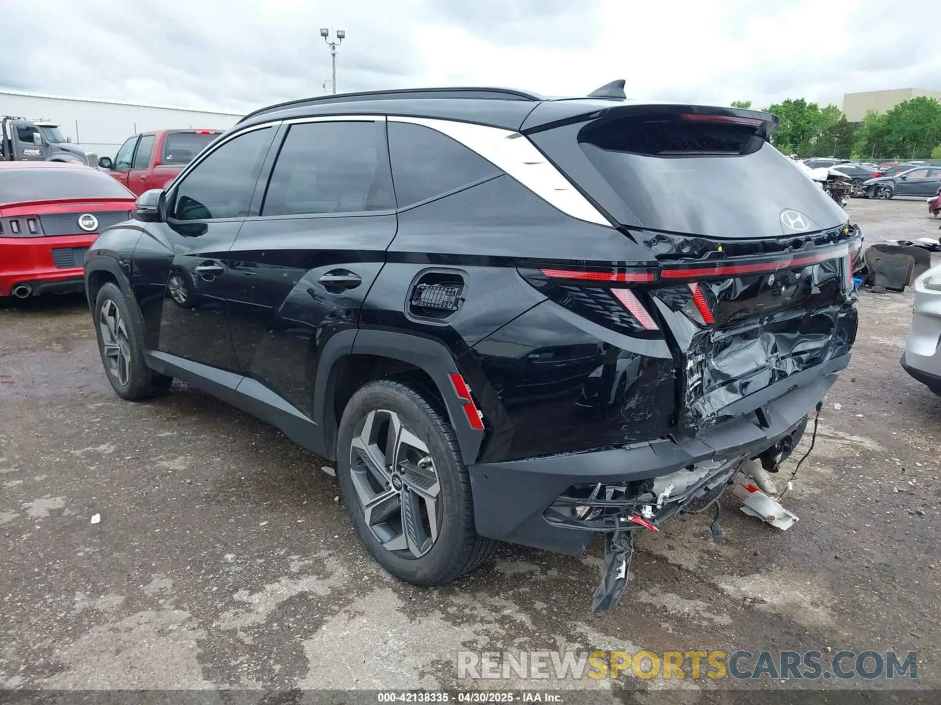 3 Photograph of a damaged car 5NMJECAE2NH000848 HYUNDAI TUCSON 2022