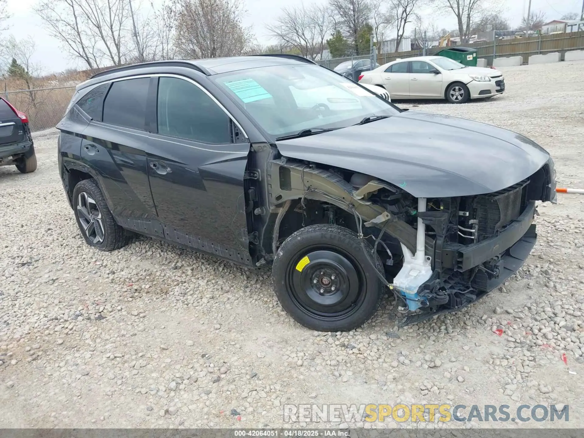 1 Фотография поврежденного автомобиля 5NMJECAE6NH066481 HYUNDAI TUCSON 2022