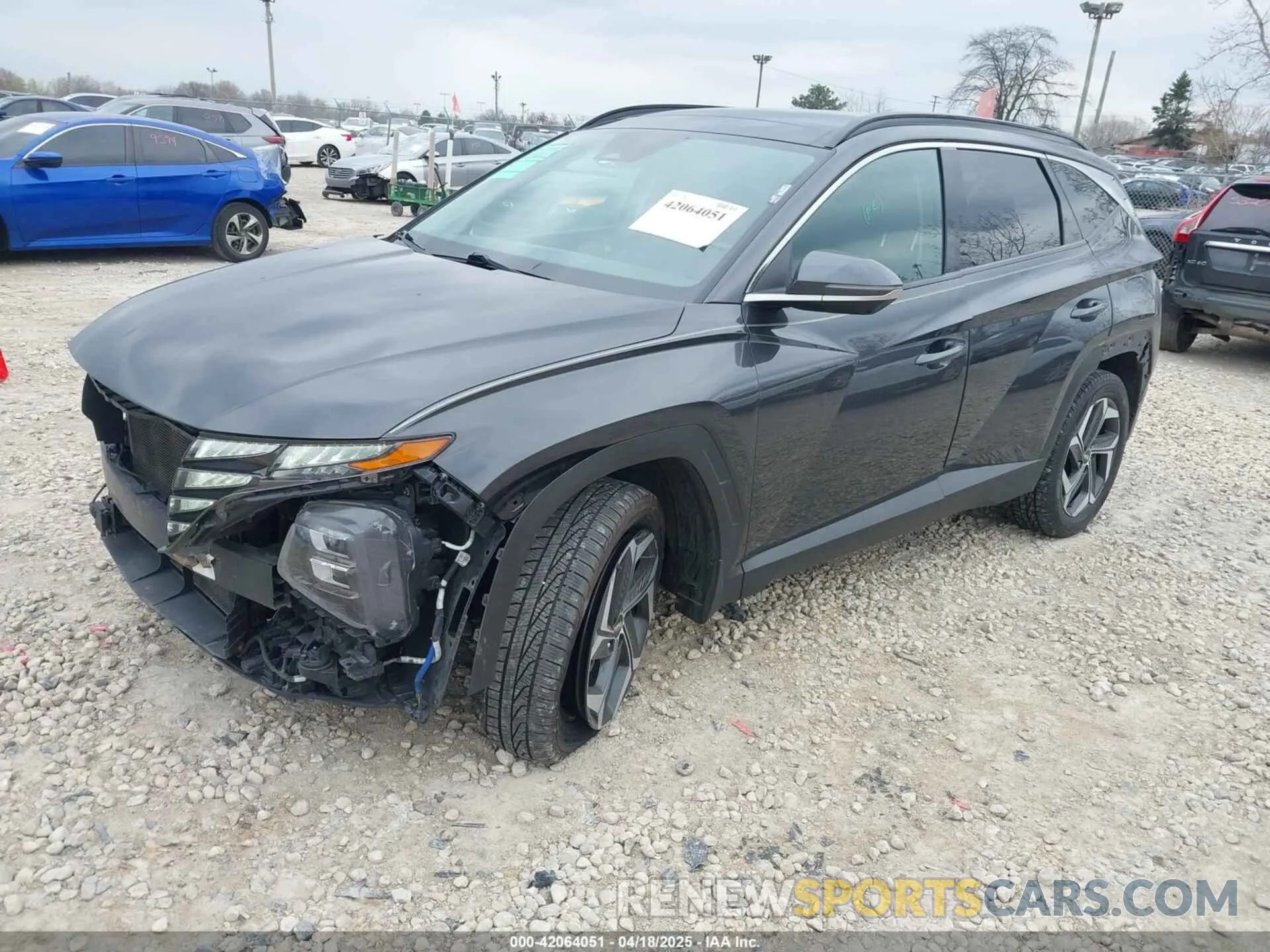 2 Фотография поврежденного автомобиля 5NMJECAE6NH066481 HYUNDAI TUCSON 2022