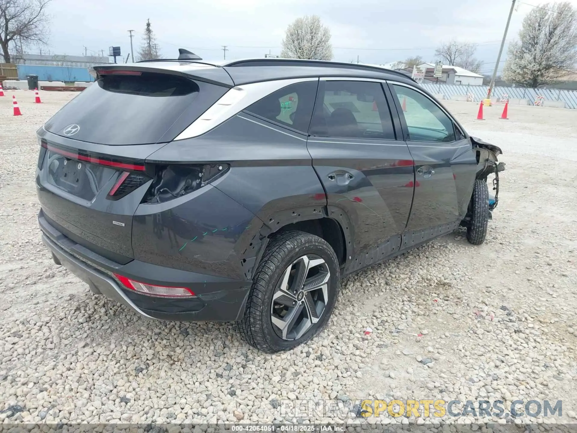 4 Фотография поврежденного автомобиля 5NMJECAE6NH066481 HYUNDAI TUCSON 2022