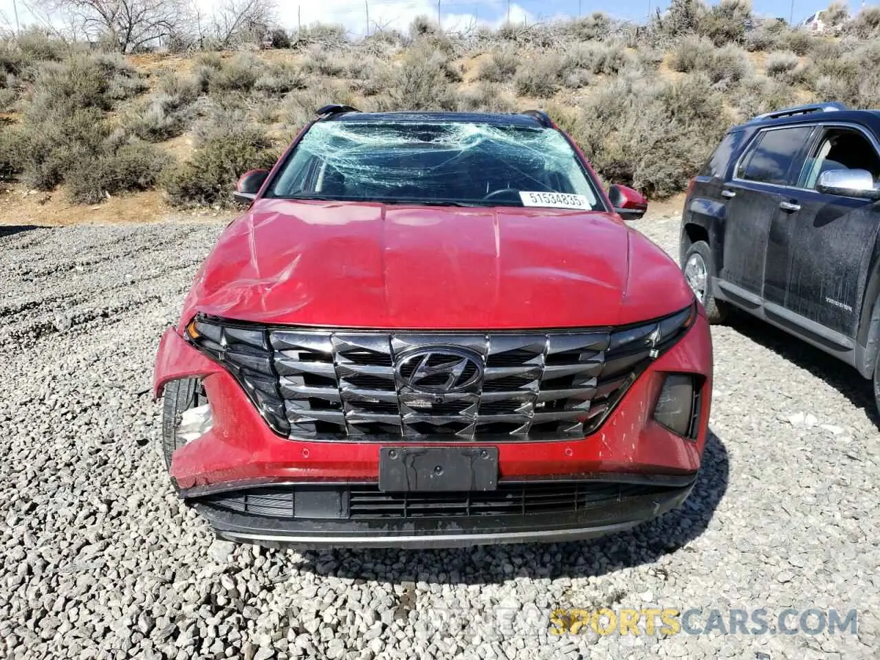 5 Photograph of a damaged car 5NMJECAE6NH111936 HYUNDAI TUCSON 2022