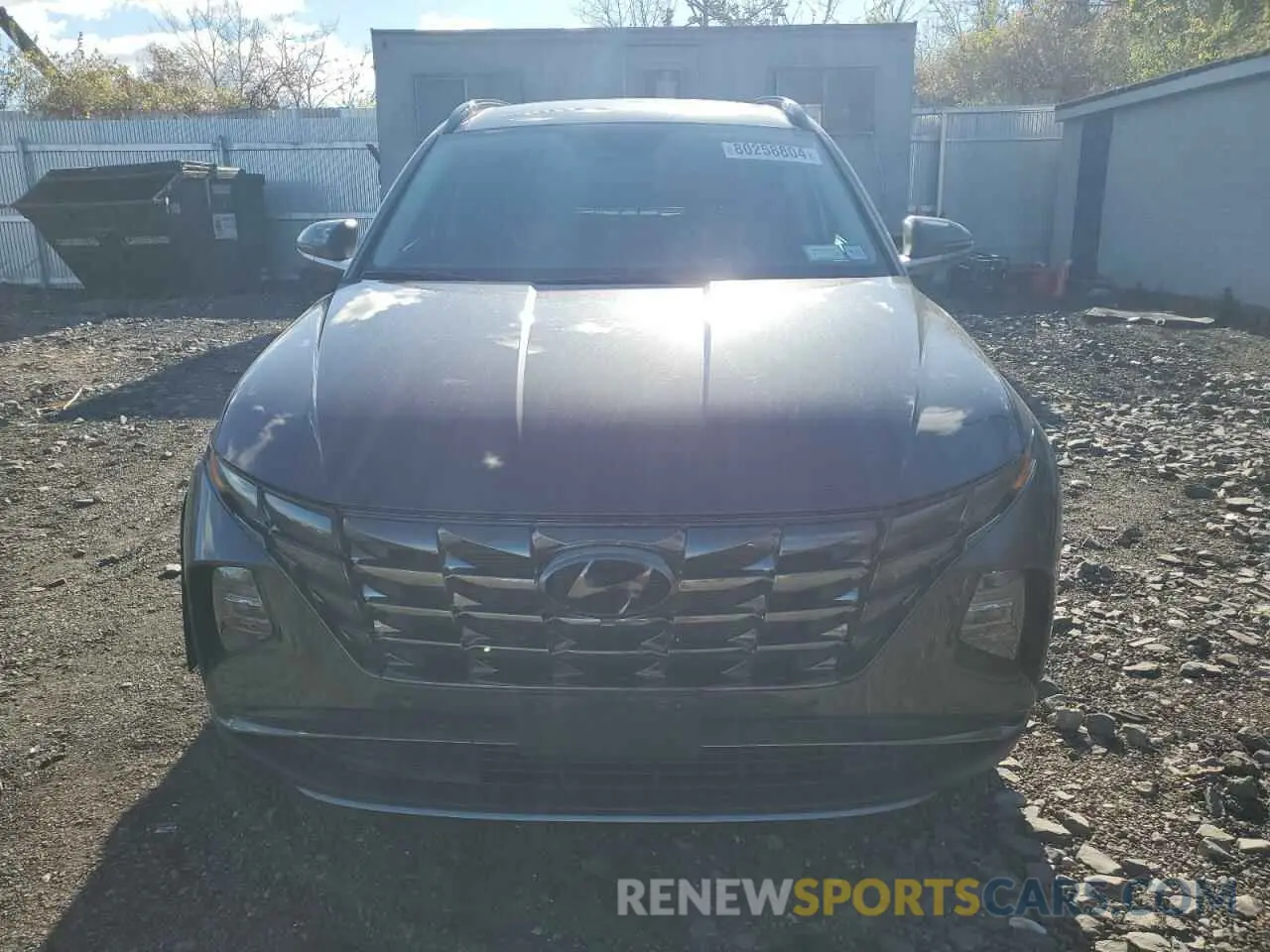 5 Photograph of a damaged car 5NMJECAE8NH113641 HYUNDAI TUCSON 2022