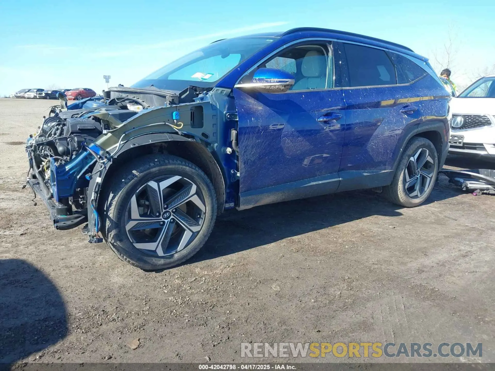 2 Фотография поврежденного автомобиля 5NMJECAE9NH014293 HYUNDAI TUCSON 2022