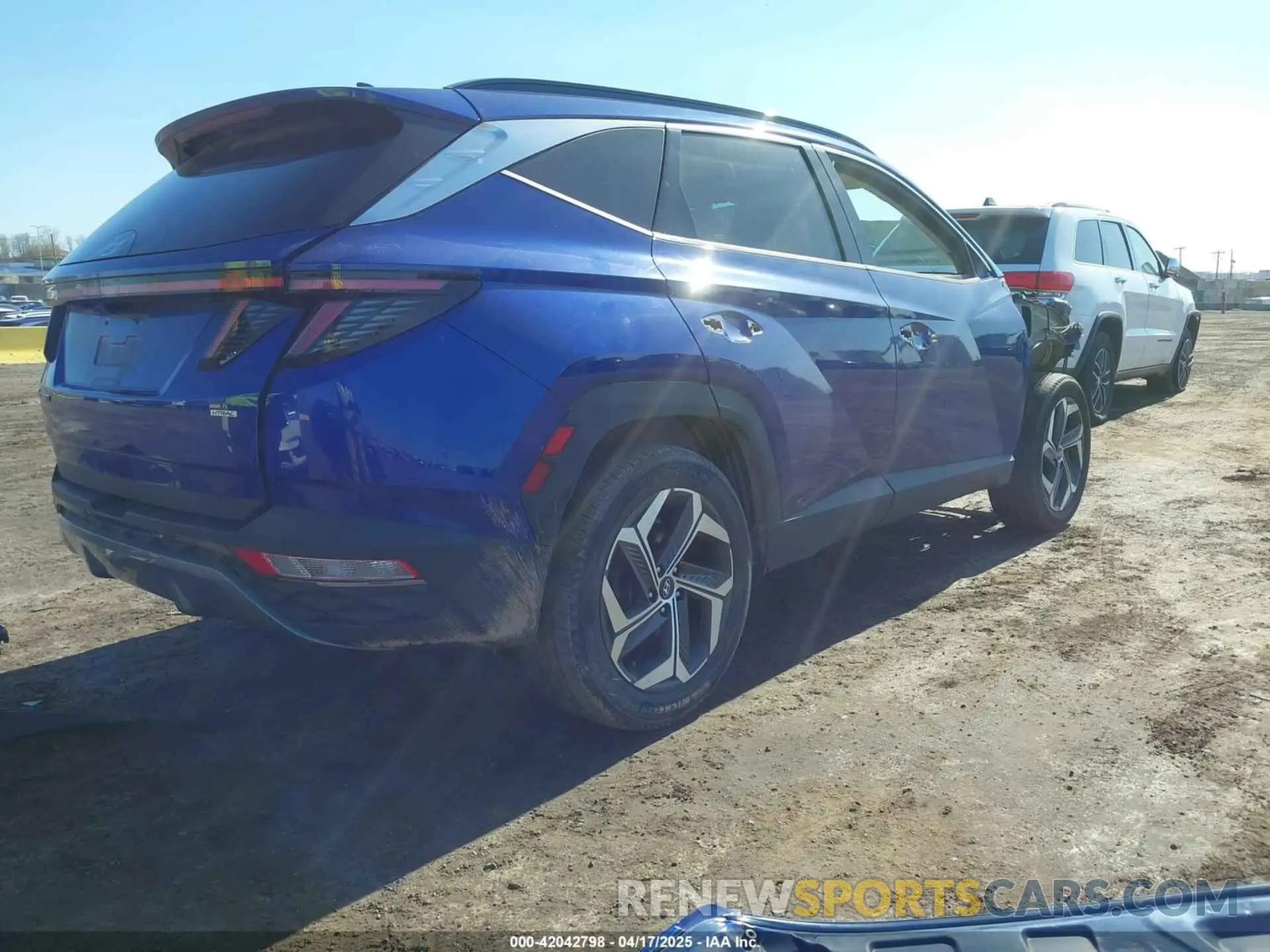 4 Фотография поврежденного автомобиля 5NMJECAE9NH014293 HYUNDAI TUCSON 2022