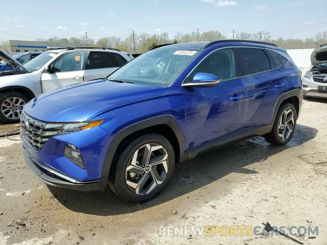 1 Photograph of a damaged car 5NMJECAE9NH105323 HYUNDAI TUCSON 2022