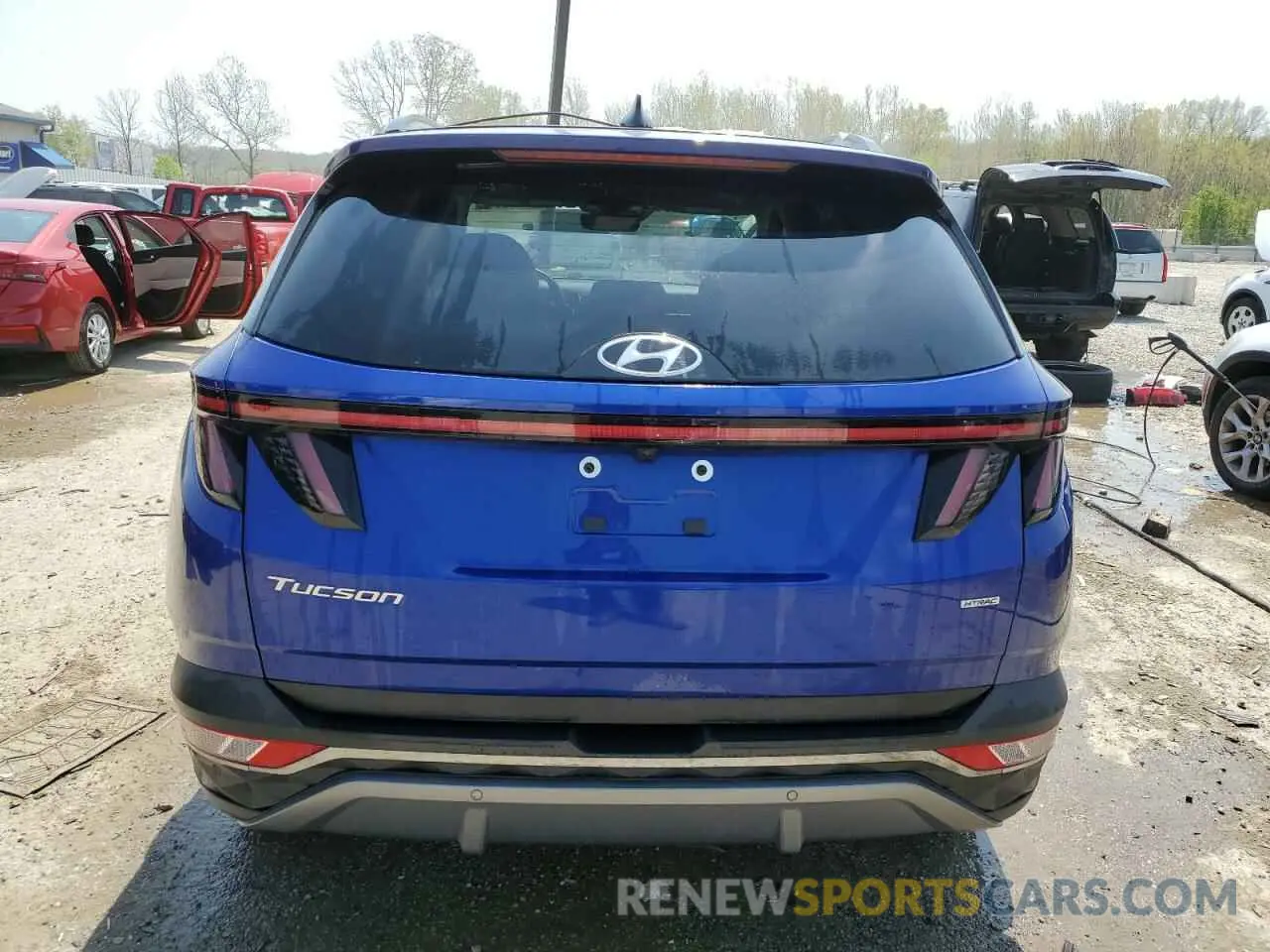 6 Photograph of a damaged car 5NMJECAE9NH105323 HYUNDAI TUCSON 2022