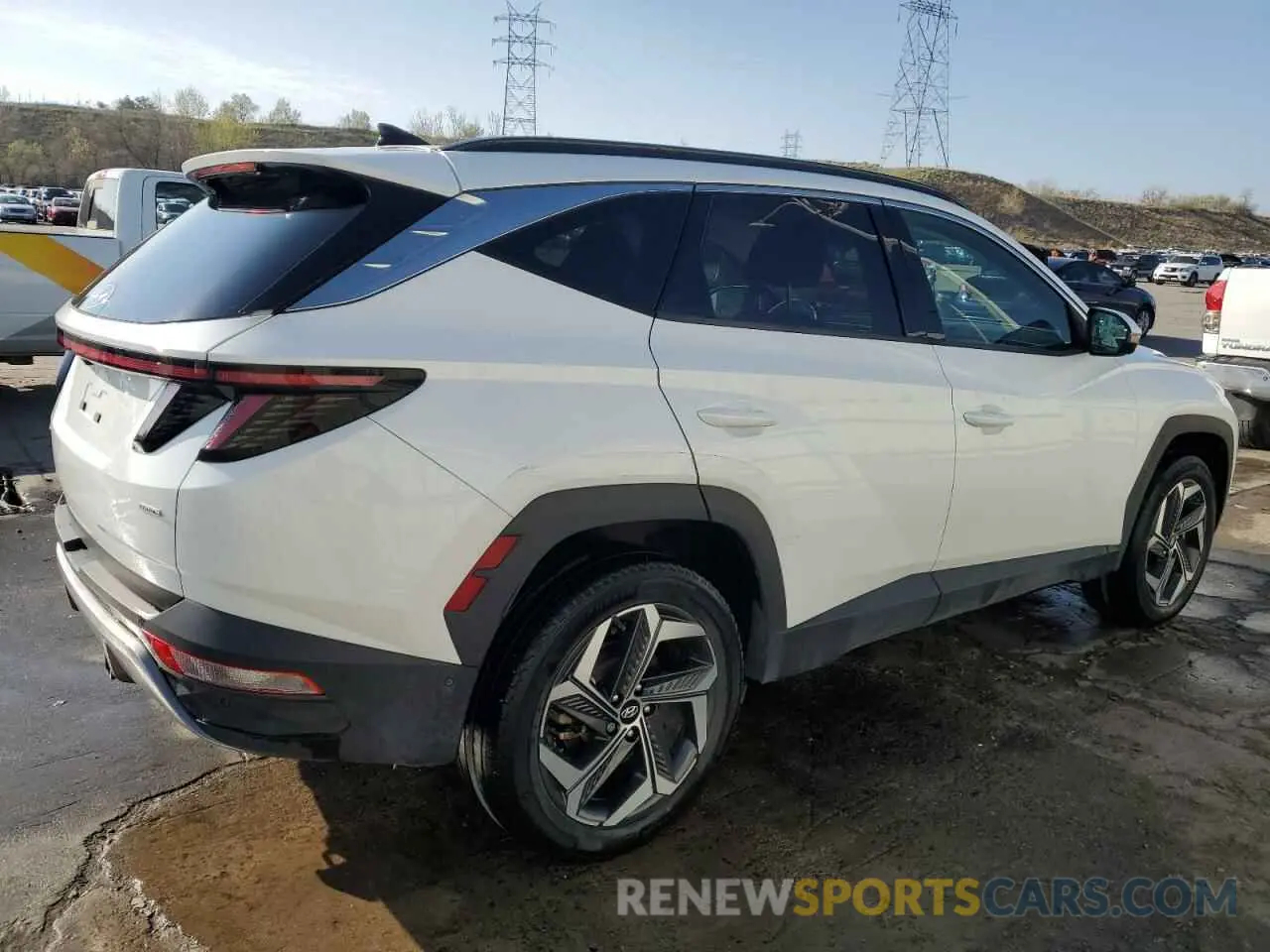 3 Фотография поврежденного автомобиля 5NMJECAEXNH050350 HYUNDAI TUCSON 2022
