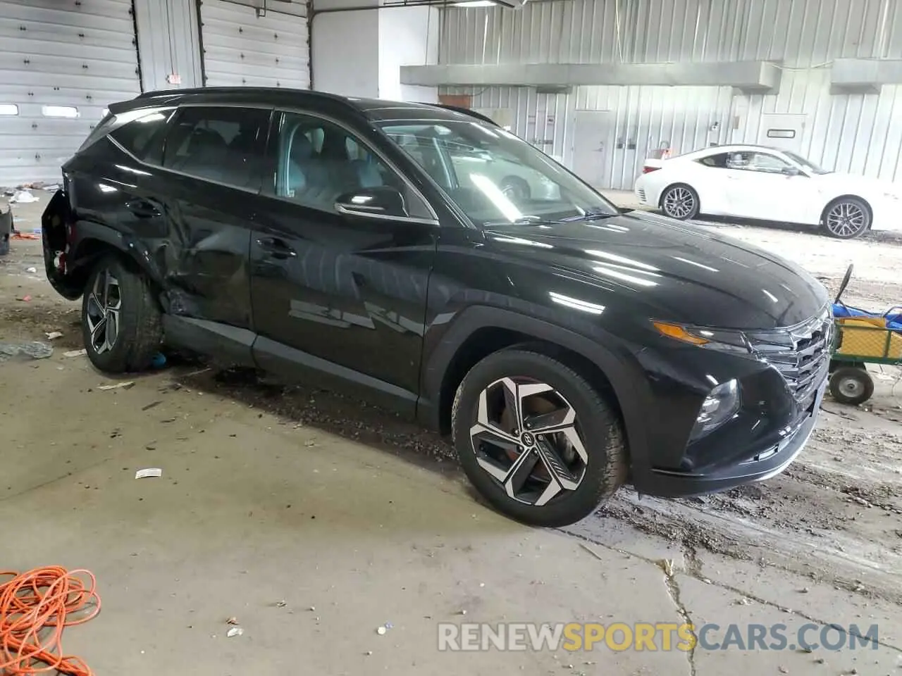 4 Фотография поврежденного автомобиля 5NMJECAEXNH061056 HYUNDAI TUCSON 2022
