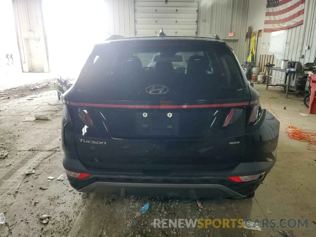 6 Фотография поврежденного автомобиля 5NMJECAEXNH061056 HYUNDAI TUCSON 2022