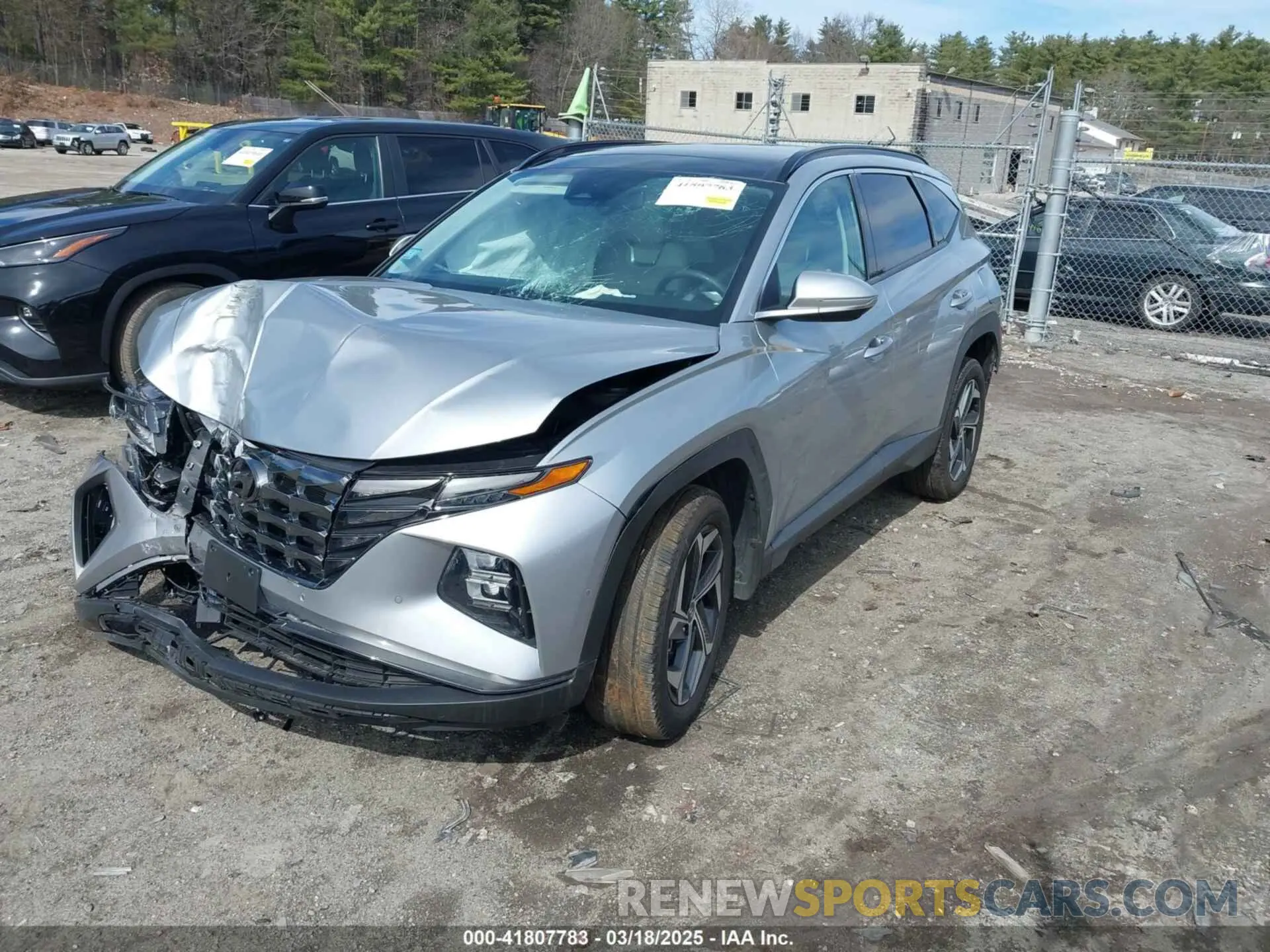 2 Фотография поврежденного автомобиля 5NMJECAEXNH106979 HYUNDAI TUCSON 2022