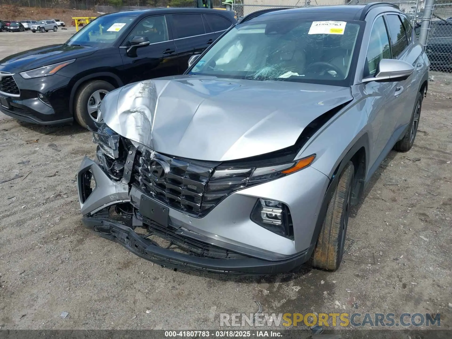 6 Фотография поврежденного автомобиля 5NMJECAEXNH106979 HYUNDAI TUCSON 2022