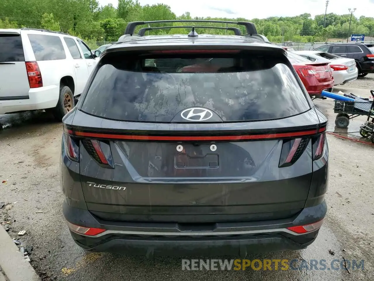 6 Photograph of a damaged car 5NMJF3AE0NH064917 HYUNDAI TUCSON 2022