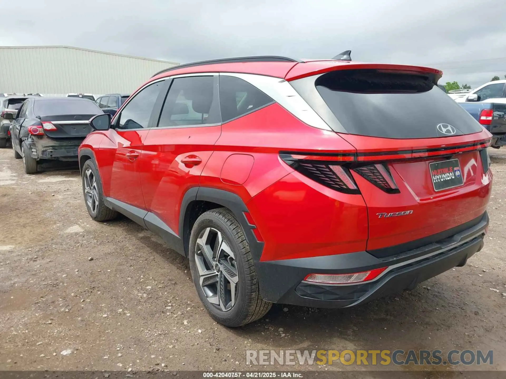 3 Photograph of a damaged car 5NMJF3AE2NH063462 HYUNDAI TUCSON 2022