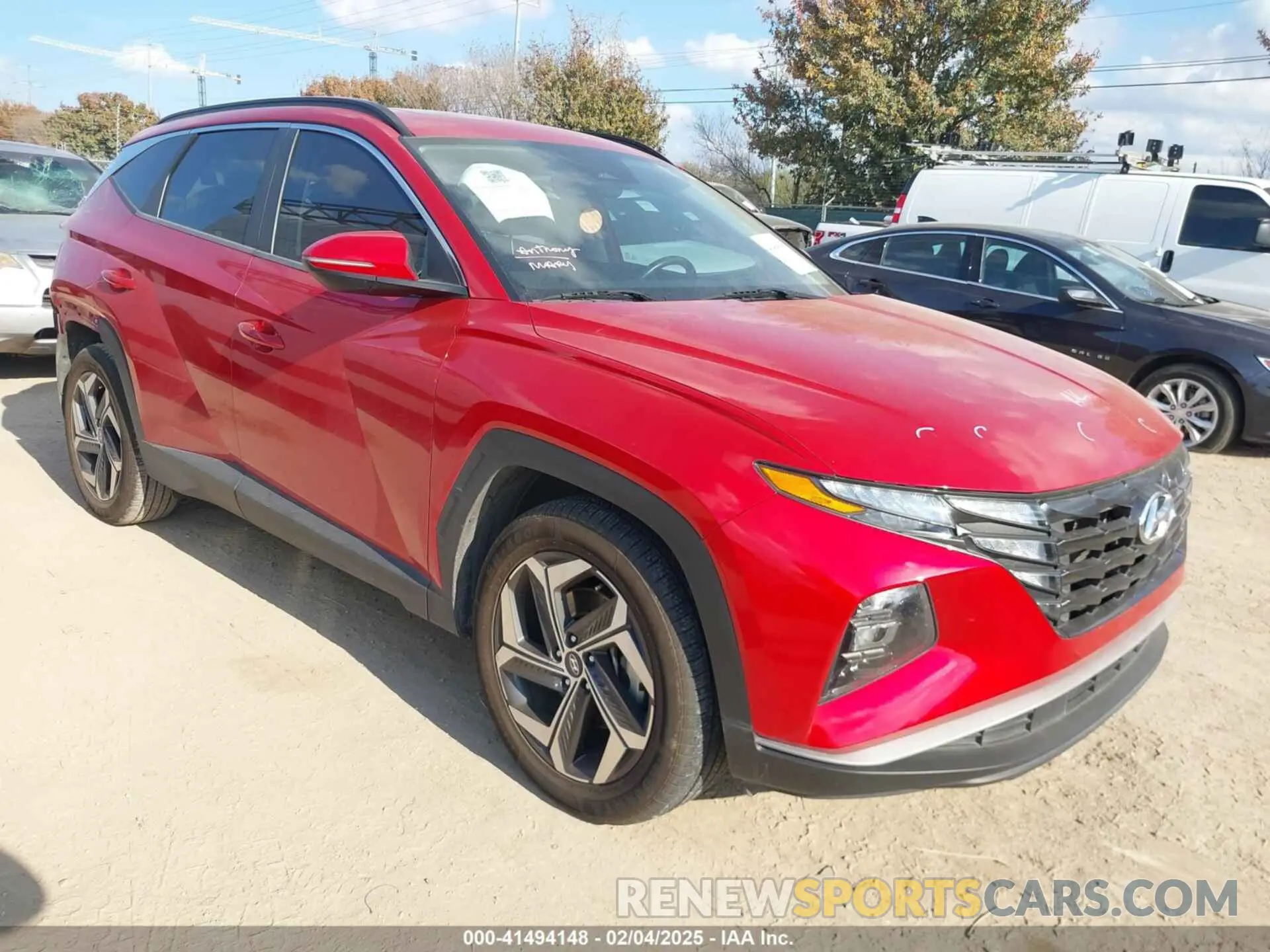 1 Фотография поврежденного автомобиля 5NMJF3AE3NH004727 HYUNDAI TUCSON 2022