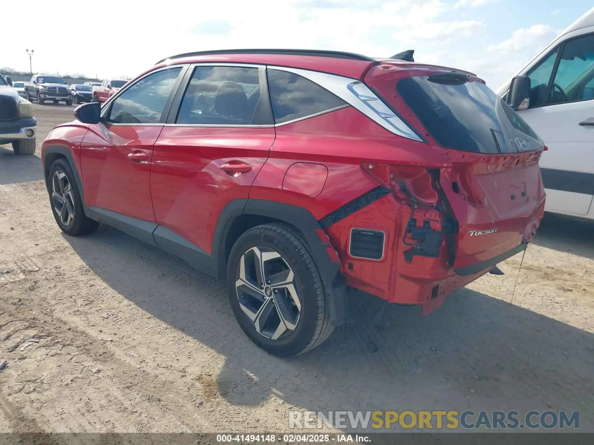 3 Фотография поврежденного автомобиля 5NMJF3AE3NH004727 HYUNDAI TUCSON 2022