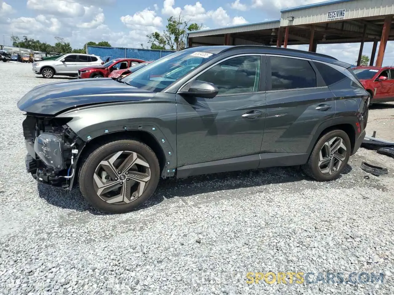1 Photograph of a damaged car 5NMJF3AE3NH067374 HYUNDAI TUCSON 2022