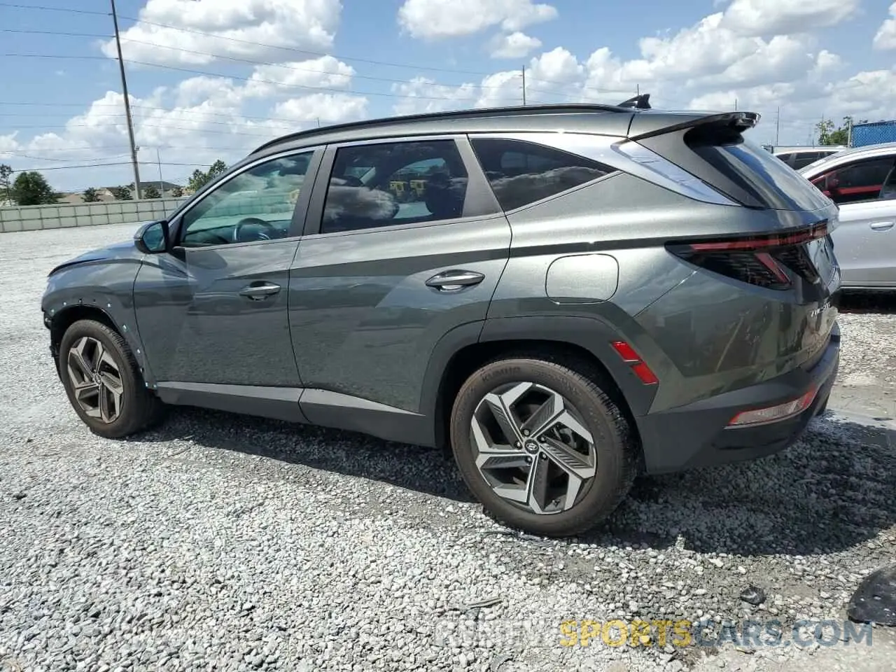 2 Photograph of a damaged car 5NMJF3AE3NH067374 HYUNDAI TUCSON 2022