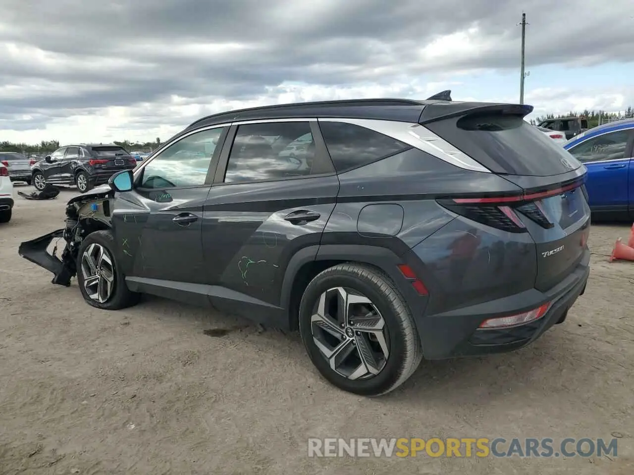 2 Фотография поврежденного автомобиля 5NMJF3AE4NH029412 HYUNDAI TUCSON 2022