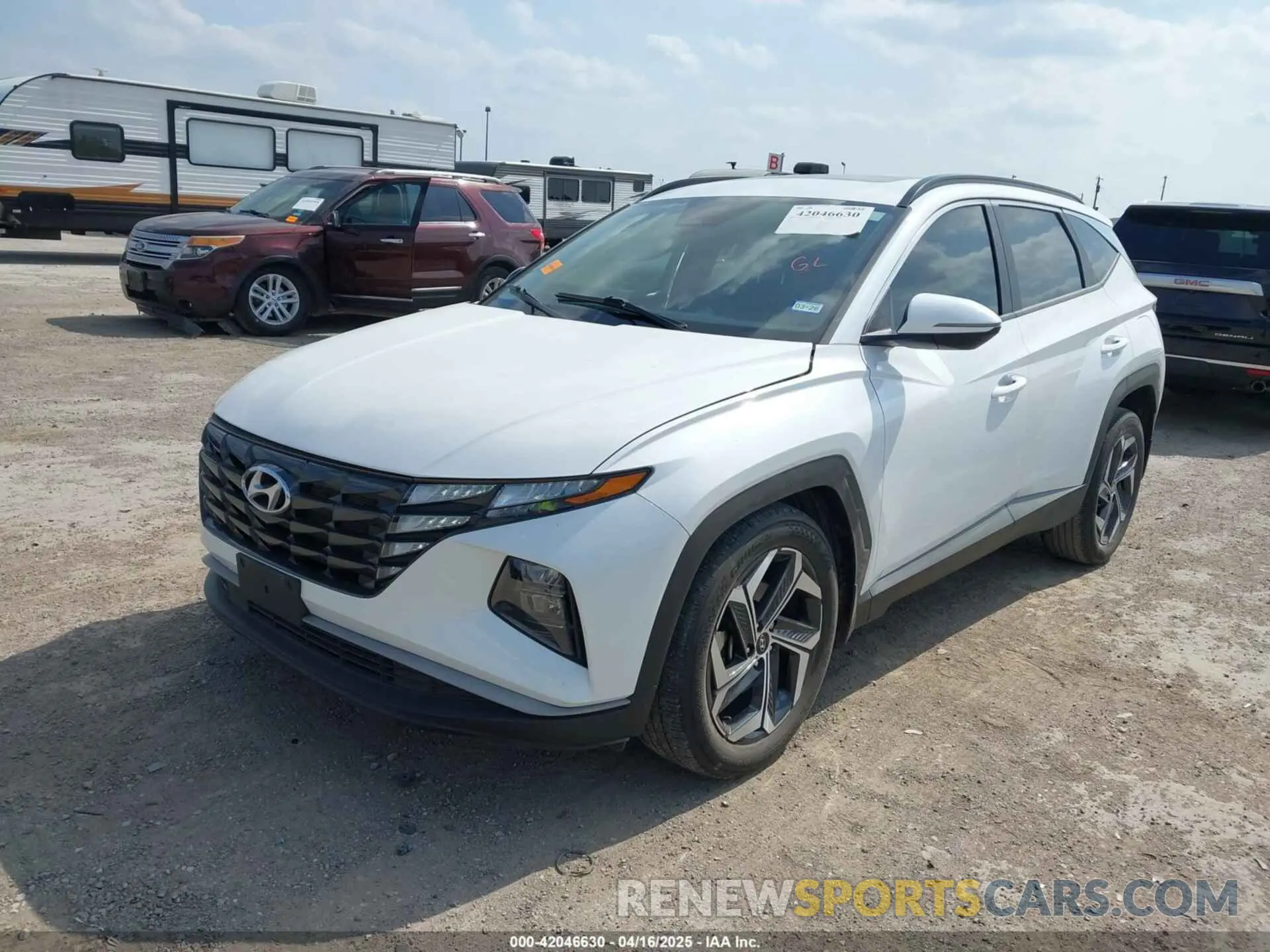 2 Photograph of a damaged car 5NMJF3AE4NH108109 HYUNDAI TUCSON 2022
