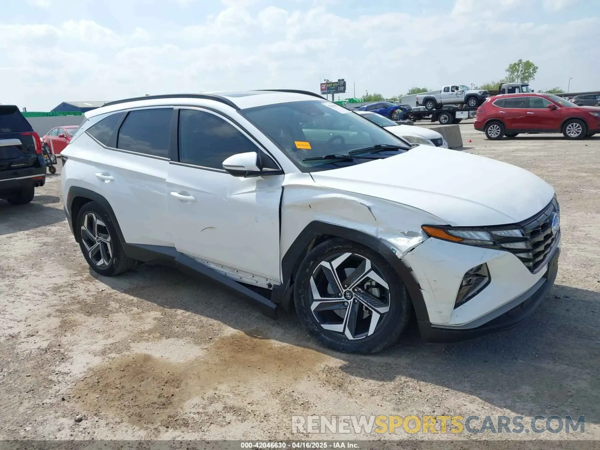 6 Photograph of a damaged car 5NMJF3AE4NH108109 HYUNDAI TUCSON 2022