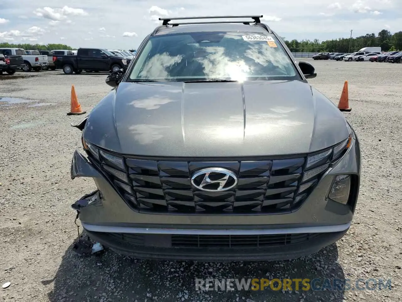 5 Photograph of a damaged car 5NMJF3AE5NH092986 HYUNDAI TUCSON 2022