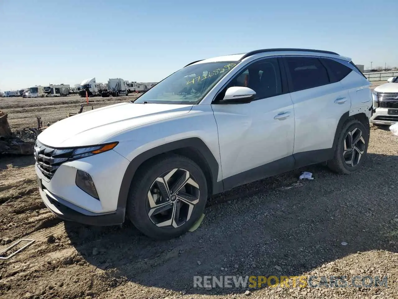 1 Photograph of a damaged car 5NMJF3AE5NH096147 HYUNDAI TUCSON 2022