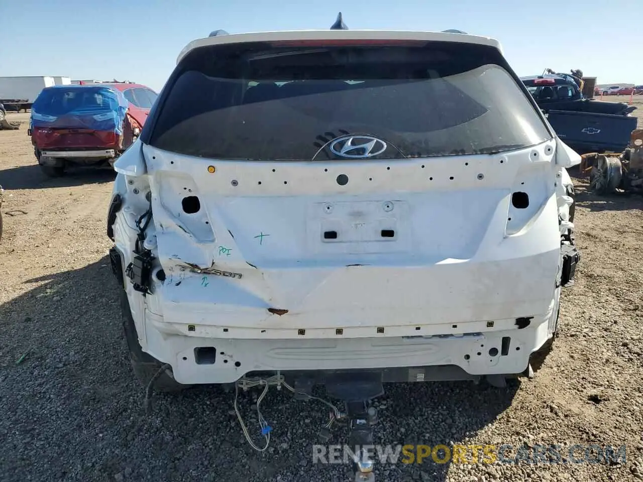 6 Photograph of a damaged car 5NMJF3AE5NH096147 HYUNDAI TUCSON 2022