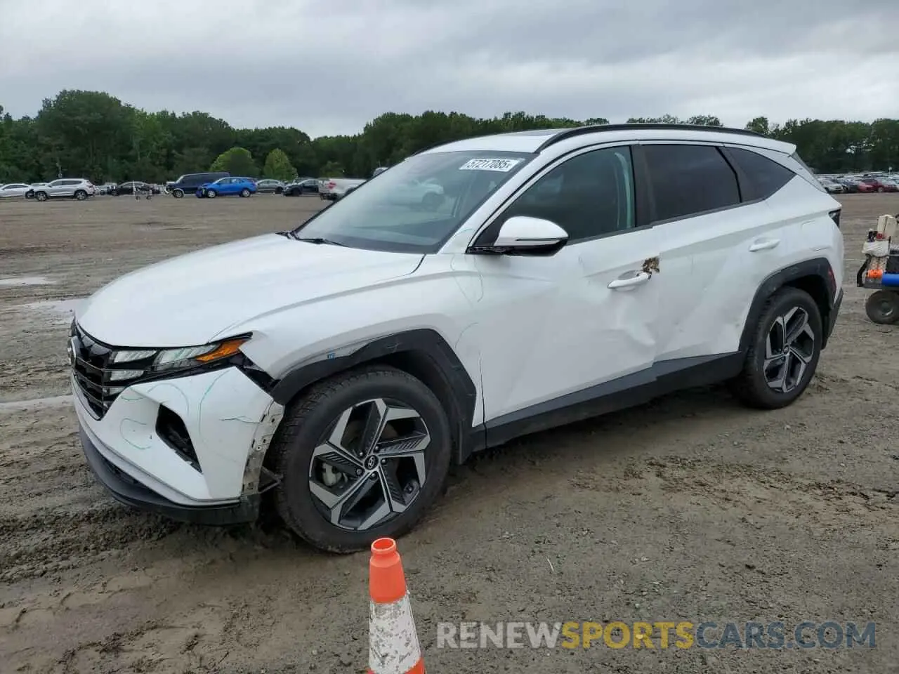 1 Photograph of a damaged car 5NMJF3AE6NH050309 HYUNDAI TUCSON 2022