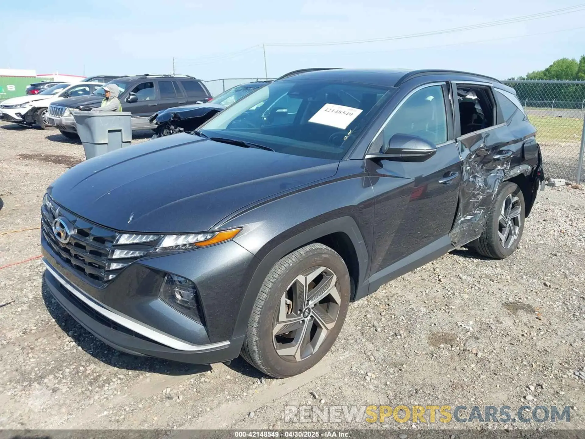 2 Фотография поврежденного автомобиля 5NMJF3AEXNH001548 HYUNDAI TUCSON 2022