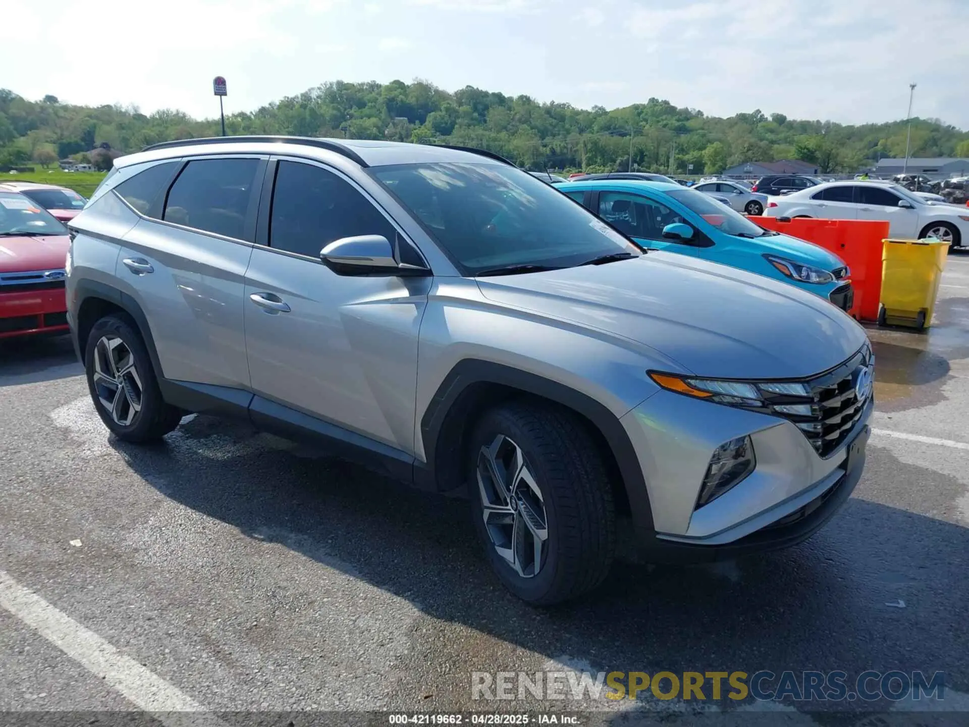 1 Фотография поврежденного автомобиля 5NMJFCAE3NH007613 HYUNDAI TUCSON 2022