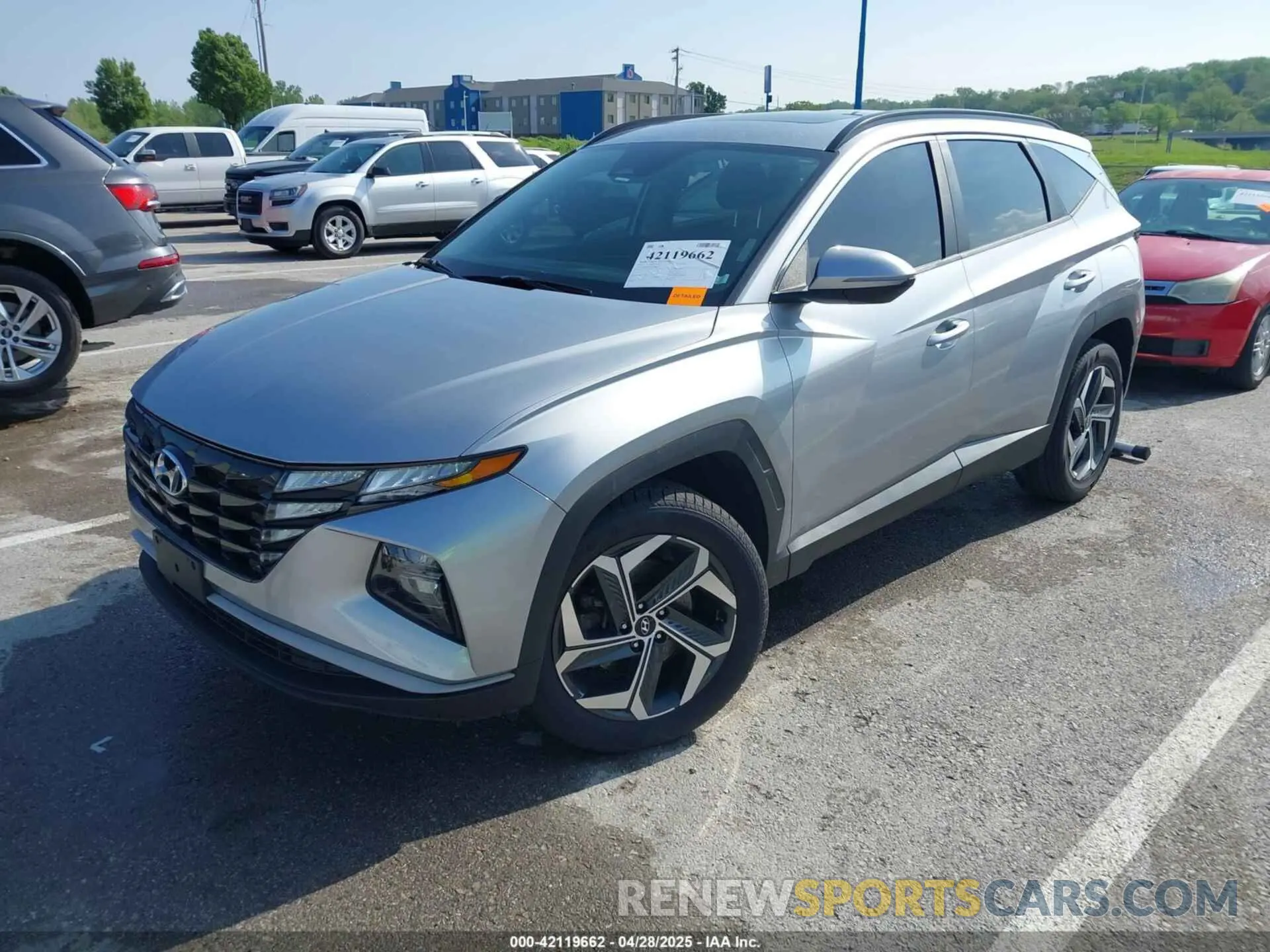 2 Фотография поврежденного автомобиля 5NMJFCAE3NH007613 HYUNDAI TUCSON 2022