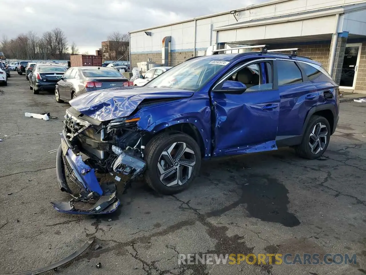 1 Фотография поврежденного автомобиля 5NMJFCAE4NH116985 HYUNDAI TUCSON 2022