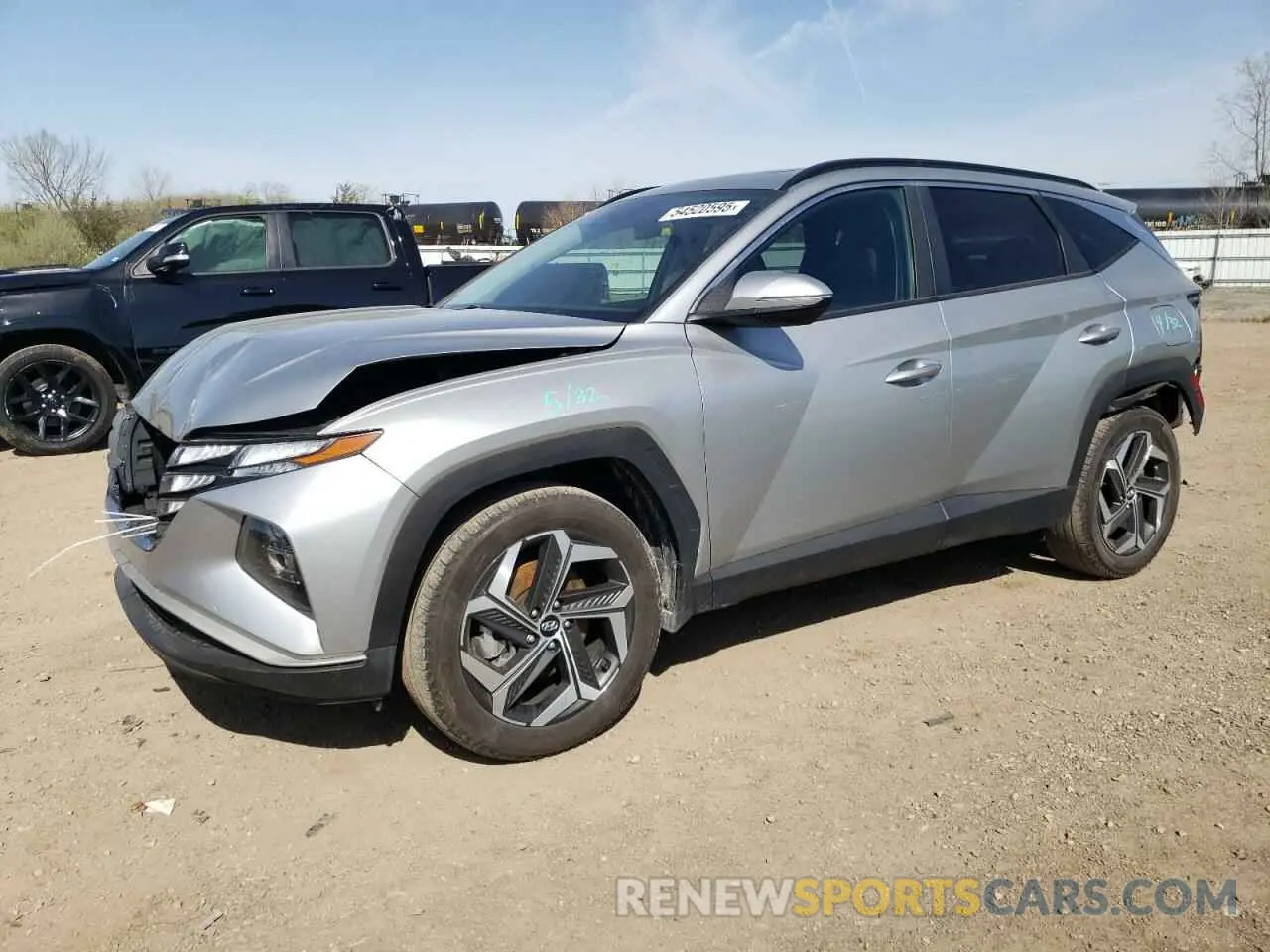 1 Photograph of a damaged car 5NMJFCAE5NH148604 HYUNDAI TUCSON 2022