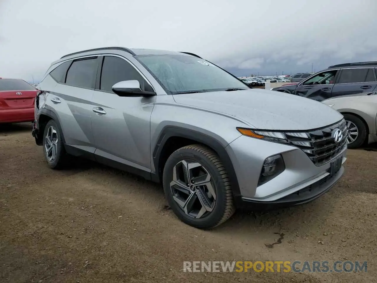 4 Фотография поврежденного автомобиля 5NMJFCAE6NH010103 HYUNDAI TUCSON 2022